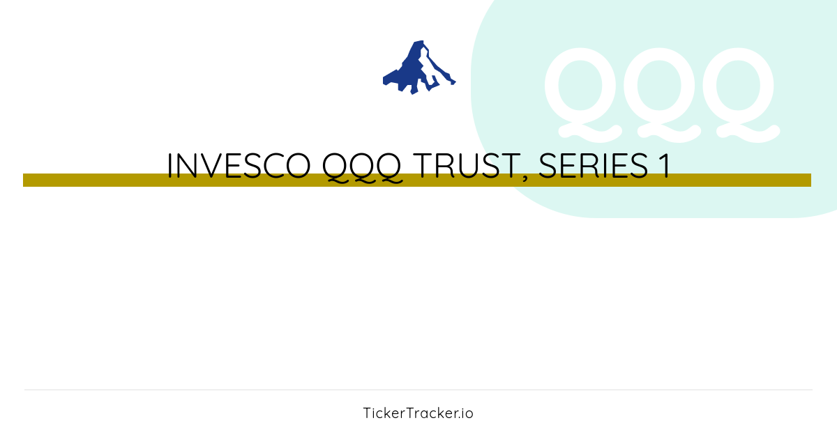 Invesco QQQ Trust Series 1 - QQQ - Stock Ticker Green Metal Print for Sale  by frankyou